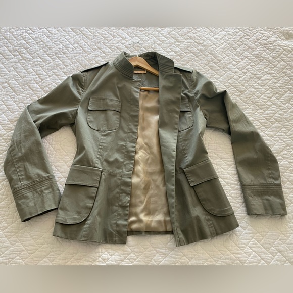 Sandro Jackets & Blazers - Sandro Size 38 (Small) Light Olive Green Jacket